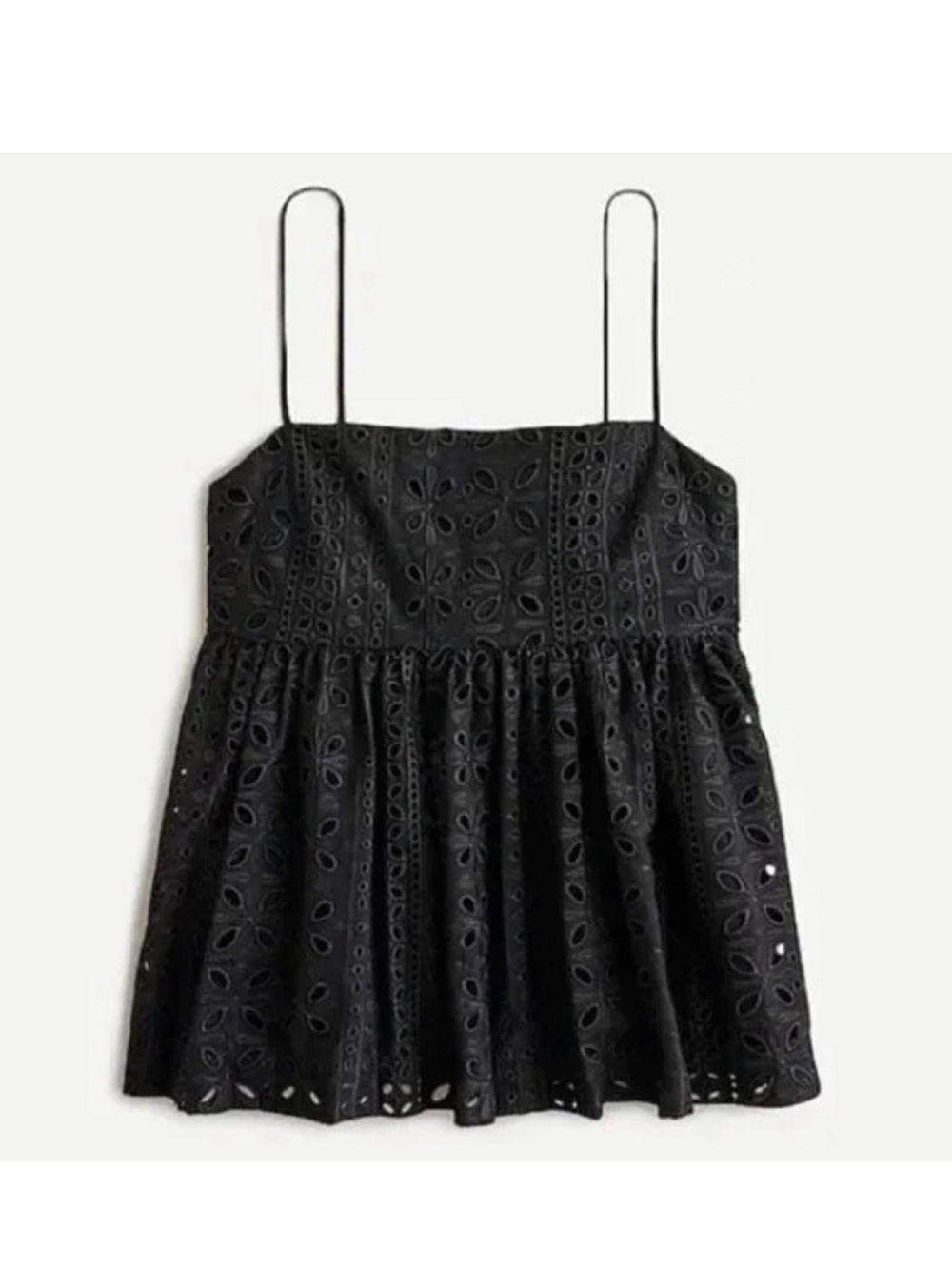 J.Crew Eyelet Babydoll Camisole Tank Top New With Tags